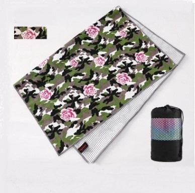 Tie-Dye Yoga Blanket – Wide Yoga Mat Pad Towel & Exercise Drape-15