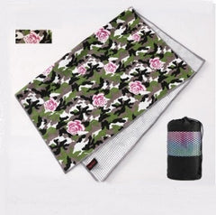 Tie-Dye Yoga Blanket – Wide Yoga Mat Pad Towel & Exercise Drape-15