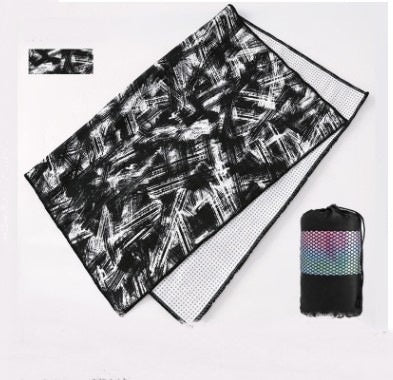 Tie-Dye Yoga Blanket – Wide Yoga Mat Pad Towel & Exercise Drape-17
