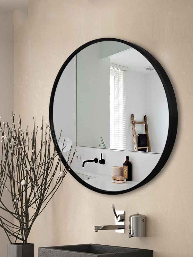 Aluminum Alloy Bathroom Mirror Toilet Vanity Mirror-2