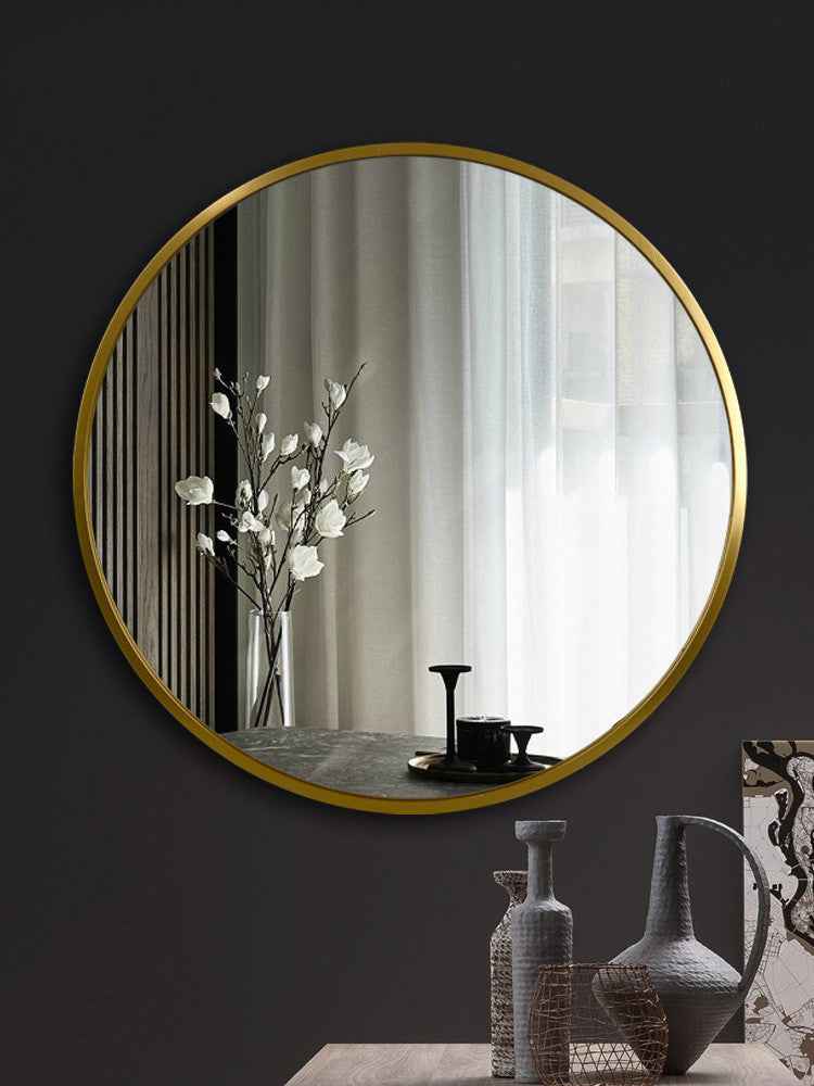 Aluminum Alloy Bathroom Mirror Toilet Vanity Mirror-5