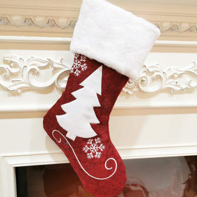 Christmas Stocking Gift Bag Holiday Decor-3