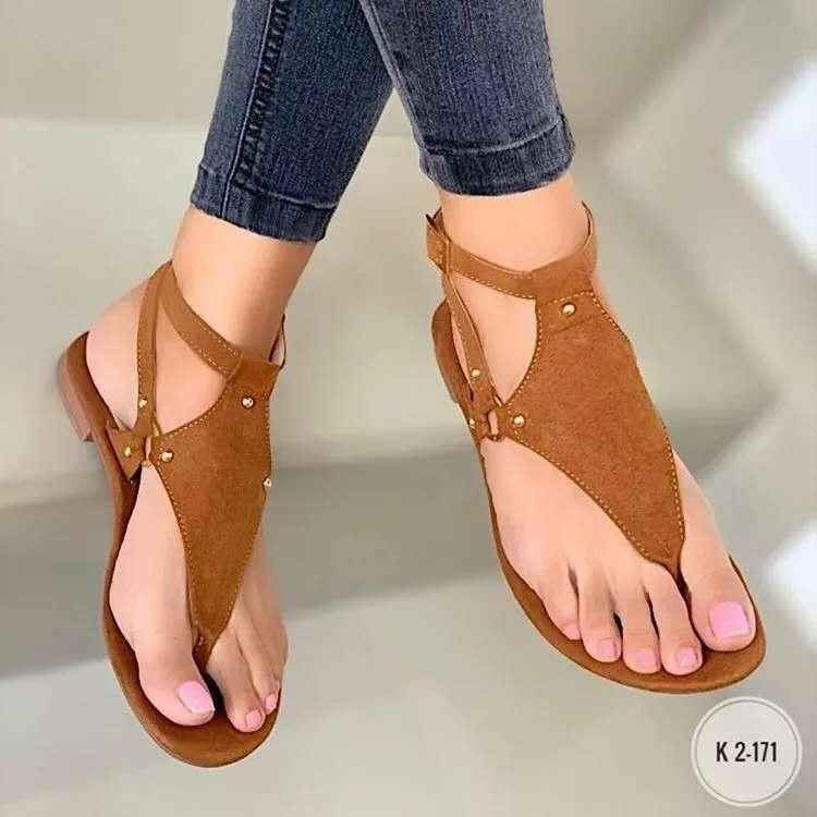 Beach buckle sandals-1