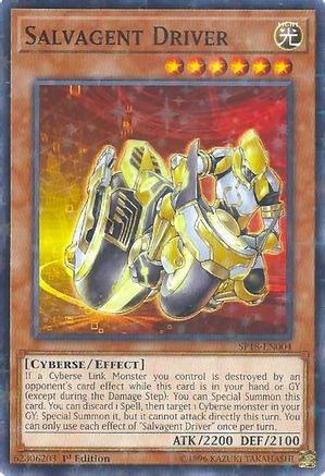 Salvagent Driver (Starfoil) (SP18-EN004) - Star Pack VRAINS 1st Edition-1
