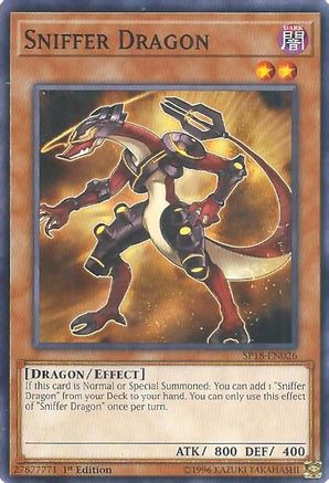 Sniffer Dragon (SP18-EN026) - Star Pack VRAINS 1st Edition-1