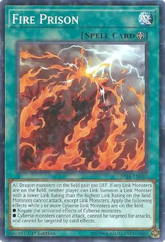 Fire Prison (Starfoil) (SP18-EN043) - Star Pack VRAINS 1st Edition-1