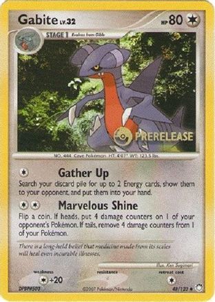 Gabite - 48/124 (Prerelease) - Diamond and Pearl Promos-1