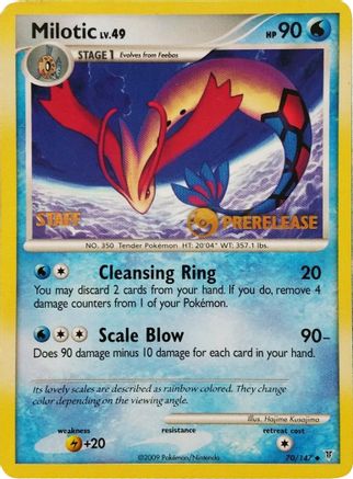 Milotic - 70/147 (Prerelease) [Staff] - Nintendo Promos-1