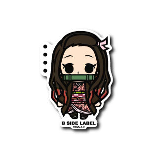 Demon Slayer - Kamado Nezuko 1 Small Sticker (B-SIDE LABEL)-1