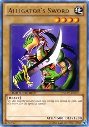 Alligator's Sword (WCPP-EN007) - World Championship 2010 Card Pack Limited
