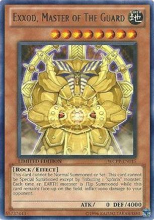 Exxod, Master of The Guard (WCPP-EN015) - World Championship 2010 Card Pack Limited-1