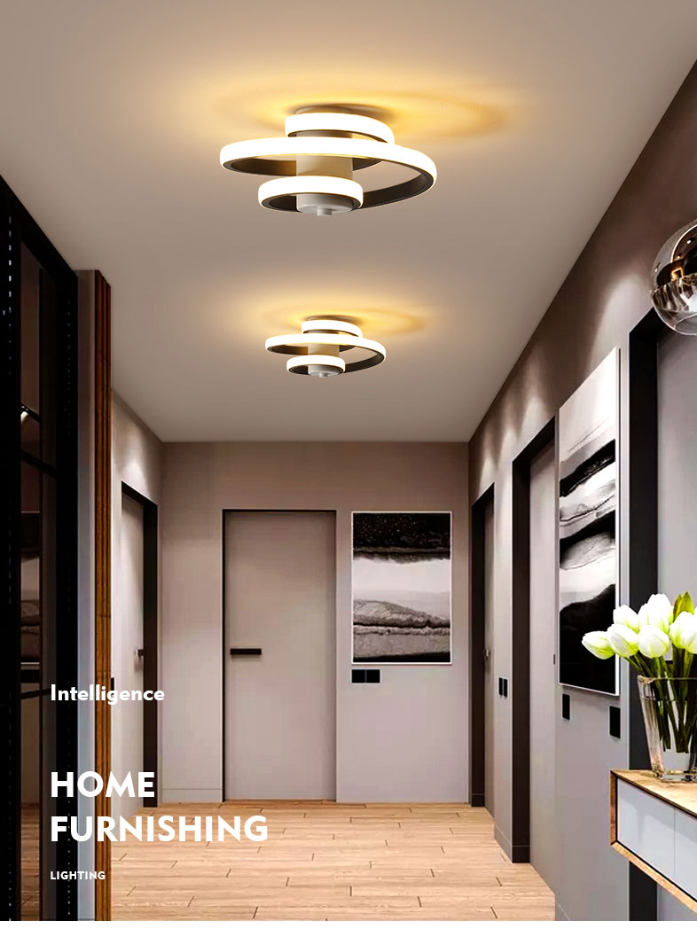 Simple and Modern Metal LED Ceiling Light-3