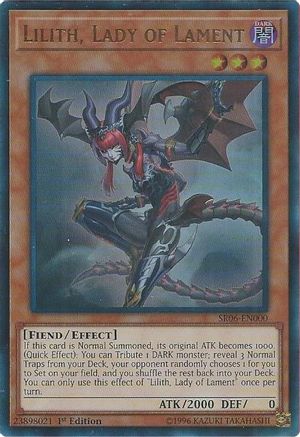 Lilith, Lady of Lament (SR06-EN000) - Structure Deck: Lair of Darkness 1st Edition