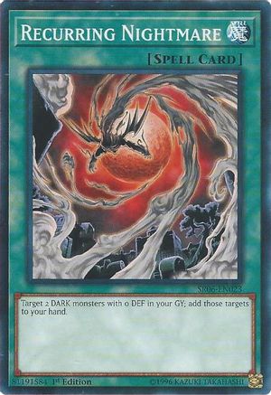 Recurring Nightmare (SR06-EN023) - Structure Deck: Lair of Darkness 1st Edition-1