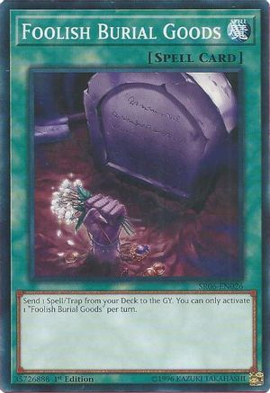 Foolish Burial Goods (SR06-EN026) - Structure Deck: Lair of Darkness 1st Edition-1