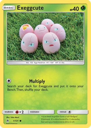 Exeggcute 1/131 - SM  Forbidden Light Reverse Holofoil