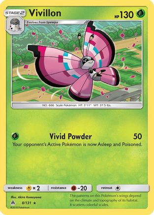 Vivillon/131 - SM  Forbidden Light Reverse Holofoil-1