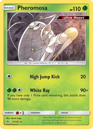 Pheromosa 11/131 - SM  Forbidden Light Holofoil-1