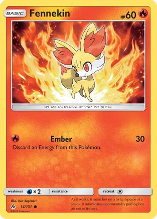 Fennekin (14) 14/131 - SM  Forbidden Light-1