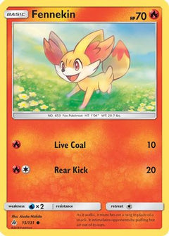 Fennekin (15) 15/131 - SM  Forbidden Light-1