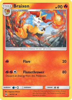 Braixen/131 - SM  Forbidden Light Reverse Holofoil-1