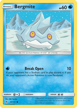 Bergmite/131 - SM  Forbidden Light Reverse Holofoil-1