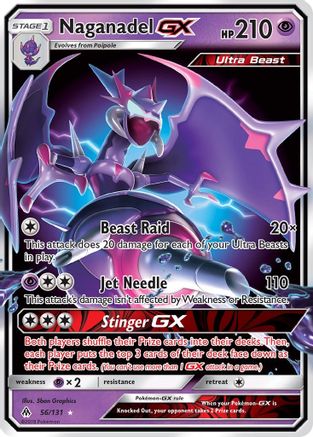 Naganadel GX 56/131 - SM  Forbidden Light Holofoil-1