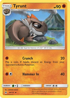 Tyrunt 68/131 - SM  Forbidden Light Reverse Holofoil-1