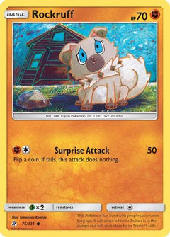 Rockruff 75/131 - SM  Forbidden Light Reverse Holofoil-1