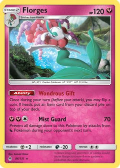 Florges 86/131 - SM  Forbidden Light Reverse Holofoil-1
