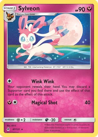 Sylveon 87/131 - SM  Forbidden Light Reverse Holofoil-1