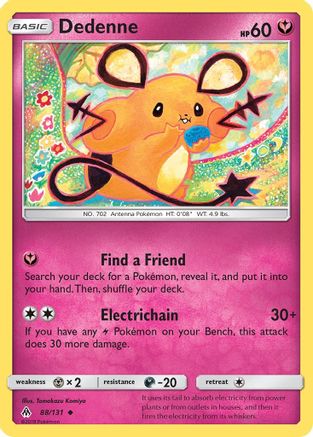 Dedenne 88/131 - SM  Forbidden Light Reverse Holofoil