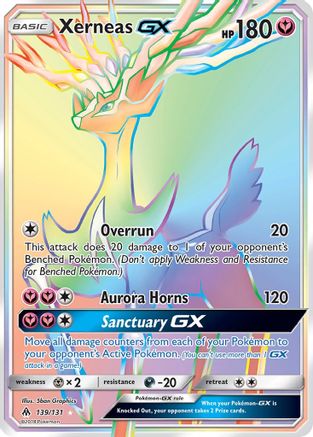 Xerneas GX (Secret)/131 - SM  Forbidden Light Holofoil-1