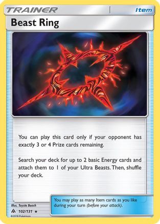 Beast Ring 102/131 - SM  Forbidden Light-1