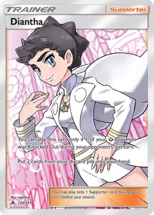 Diantha (Full Art)/131 - SM  Forbidden Light Holofoil-1
