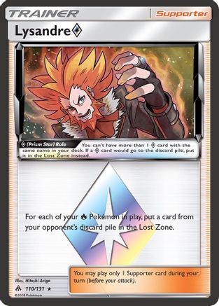 Lysandre Prism Star 110/131 - SM  Forbidden Light Holofoil-1
