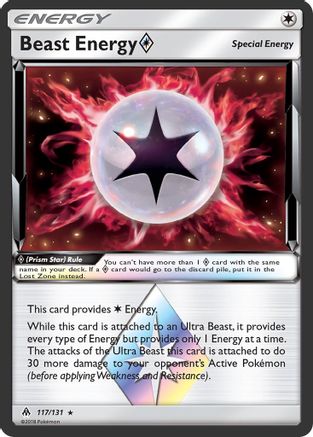Beast Energy Prism Star 117/131 - SM  Forbidden Light Holofoil-1