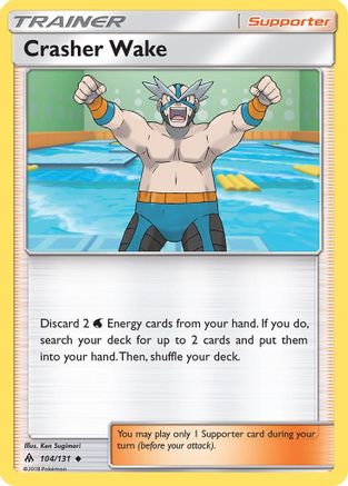 Crasher Wake/131 - SM  Forbidden Light Reverse Holofoil