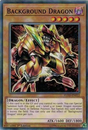Background Dragon (FLOD-EN012) - Flames of Destruction 1st Edition-1