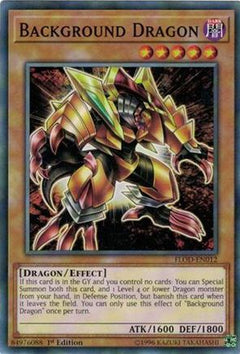 Background Dragon (FLOD-EN012) - Flames of Destruction 1st Edition-1