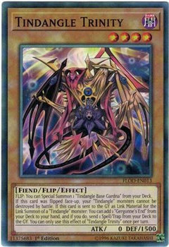 Tindangle Trinity (FLOD-EN013) - Flames of Destruction 1st Edition-1