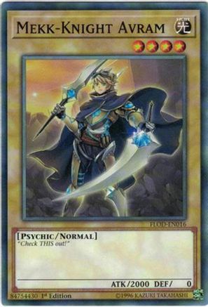 Mekk-Knight Avram (FLOD-EN016) - Flames of Destruction 1st Edition-1