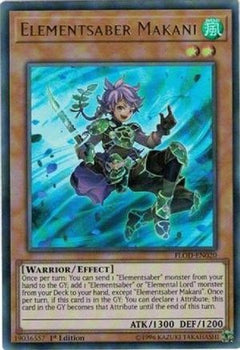Elementsaber Makani (FLOD-EN020) - Flames of Destruction 1st Edition-1