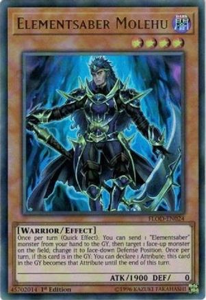 Elementsaber Molehu (FLOD-EN024) - Flames of Destruction 1st Edition-1