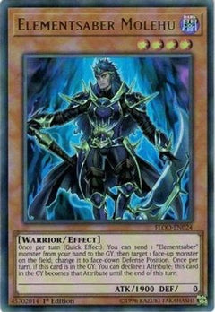 Elementsaber Molehu (FLOD-EN024) - Flames of Destruction 1st Edition-1