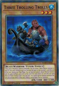 Three Trolling Trolls (FLOD-EN030) - Flames of Destruction 1st Edition-1