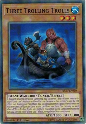 Three Trolling Trolls (FLOD-EN030) - Flames of Destruction 1st Edition-1