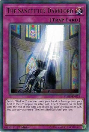 The Sanctified Darklord (FLOD-EN075) - Flames of Destruction 1st Edition-1