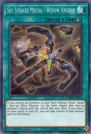 Sky Striker Mecha - Widow Anchor (DASA-EN034) - Dark Saviors 1st Edition-1