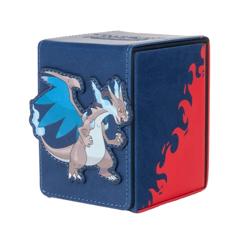 Ultra Pro - Alcove Flip Deck Box - Pokemon Mega Charizard X-2